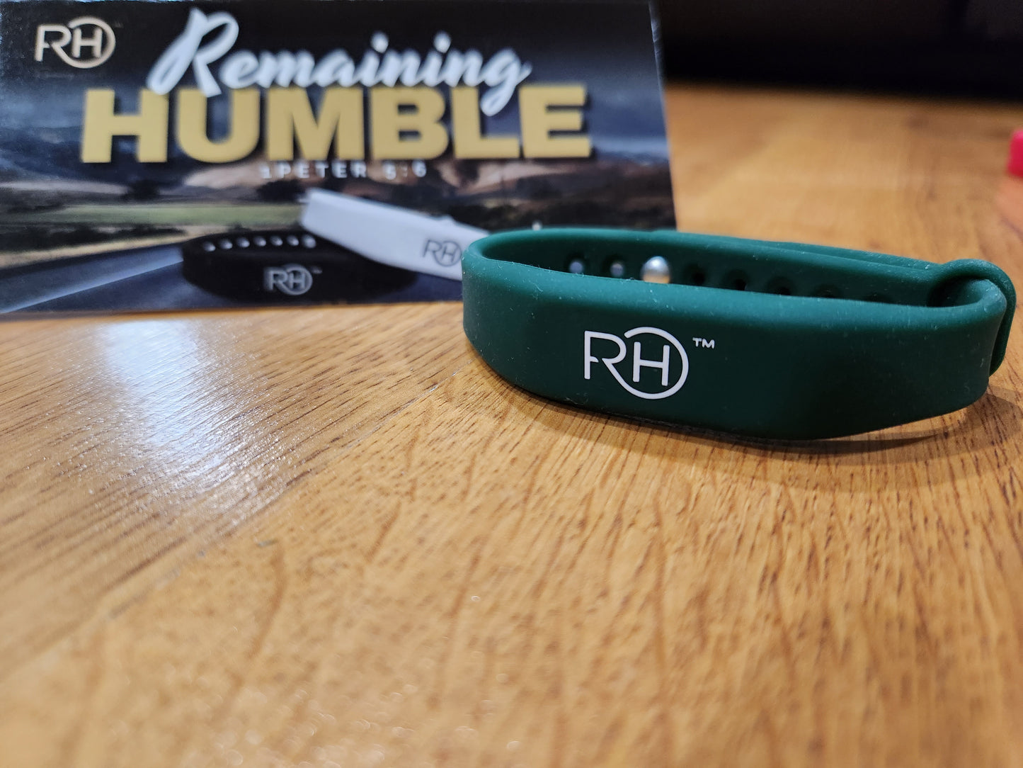 Remaining Humble Green Bracelet