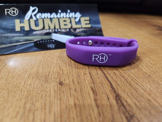 Remaining Humble Purple Bracelet